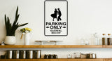 Dancer Parking Only #1 Sign Vinyl Wall Decal - Fusion Decals