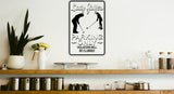 Biker Parking Only Sign  - Car or Wall Decal - Fusion Decals