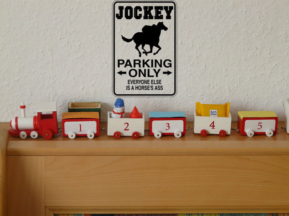 Line Dancers Parking Only #1 Sign  - Car or Wall Decal - Fusion Decals