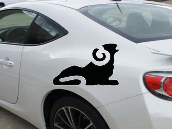 Aries-4th  Kanji  - Car or Wall Decal - Fusion Decals