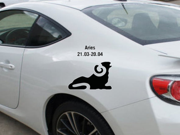 Aries-21.03-20.04-4th  Kanji  - Car or Wall Decal - Fusion Decals