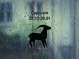 Capricorn-22.12-20.01-2nd  Kanji  - Car or Wall Decal - Fusion Decals