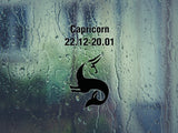 Capricorn-22.12-20.01-3rd  Kanji  - Car or Wall Decal - Fusion Decals