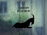 Capricorn-22.12-20.01-1st  Kanji  - Car or Wall Decal - Fusion Decals