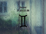 Gemini-21.05-22.06-1st  Kanji  - Car or Wall Decal - Fusion Decals