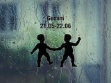 Gemini-21.05-22.06-4th  Kanji  - Car or Wall Decal - Fusion Decals
