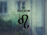 Leo-23.07-23.08-1st  Kanji  - Car or Wall Decal - Fusion Decals