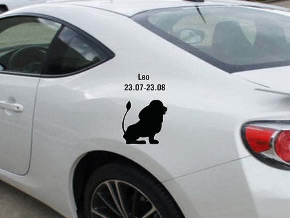 Leo-23.07-23.08-2nd  Kanji  - Car or Wall Decal - Fusion Decals