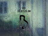 Leo-23.07-23.08-3rd  Kanji  - Car or Wall Decal - Fusion Decals