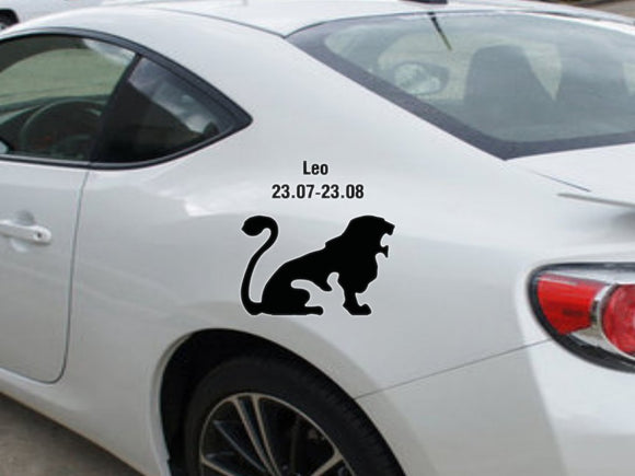 Leo-23.07-23.08-4th  Kanji  - Car or Wall Decal - Fusion Decals