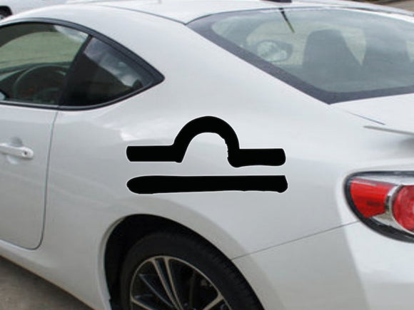 Libra-1st  Kanji  - Car or Wall Decal - Fusion Decals