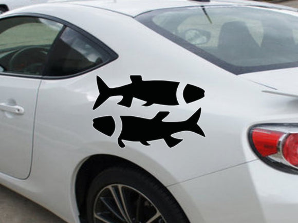 Pisces-4th  Kanji  - Car or Wall Decal - Fusion Decals