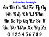 Custom In loving Memory Date & Name Decal - Choose Size & Color & Font - Free Squeegee Included #3 Fusion Decals