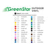 White Gloss - GreenStar Outdoor Calendered Vinyl 30" x 45+ Yard Roll Fusion Decals