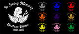 Custom In loving Memory Date & Name Decal - Choose Size & Color & Font - Free Squeegee Included #2 Fusion Decals