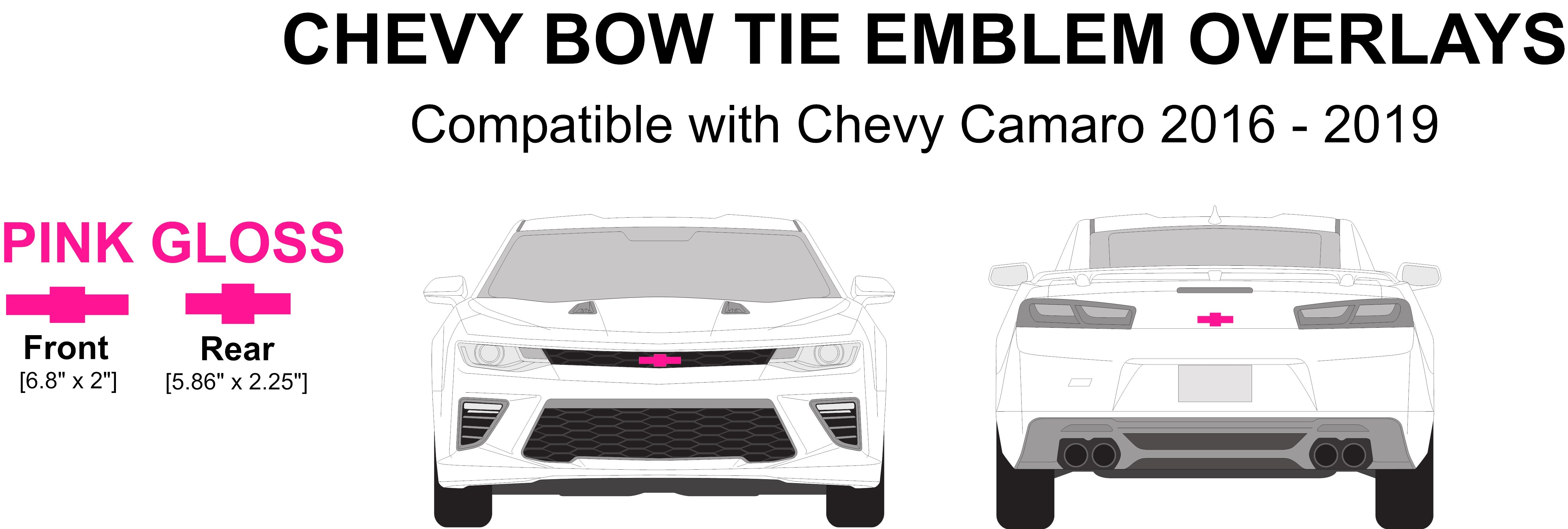 Torox Chrome Mirror Covers For Chevy Camaro 2016-2024 – Left & Right, Adhesive Overlays (No Turn Signal)