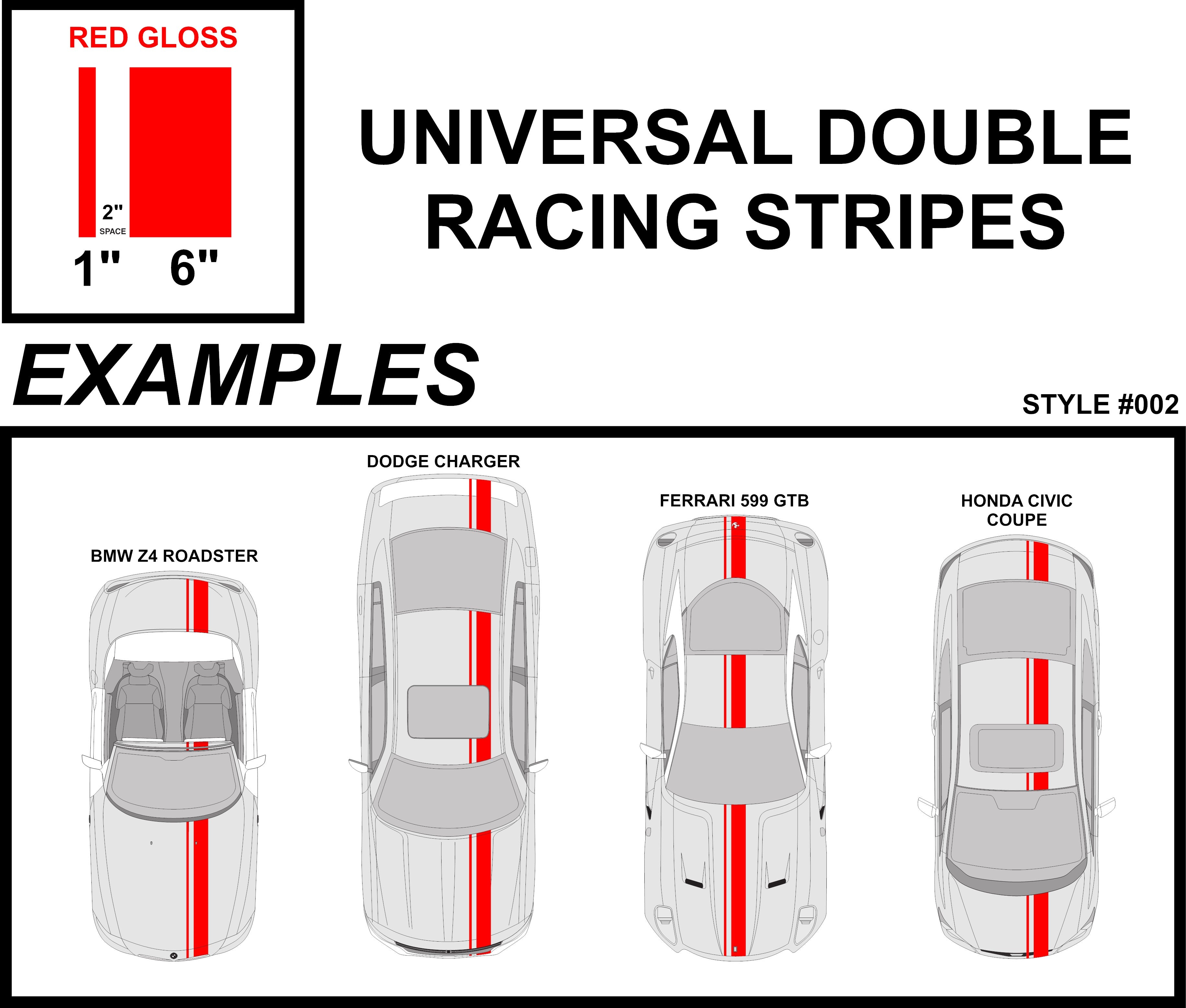 Double Racing Stripes [3x] 1