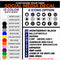 Customize your Social Media Decal - Snapchat WhatsApp Twitter Instagram Facebook - (PAIR) Fusion Decals