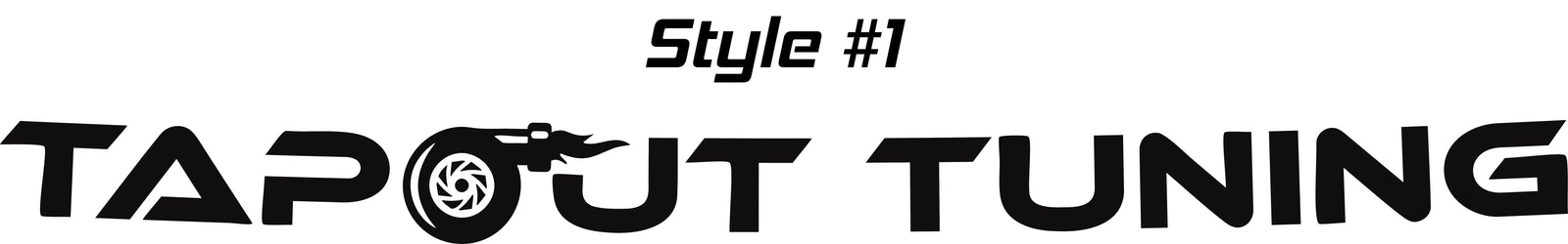 ATS-V TAPOUT TUNING BANNER, SUN VISOR OR WALL DECAL Fusion Decals