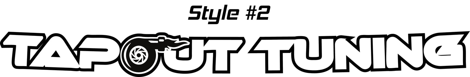 ATS-V TAPOUT TUNING BANNER, SUN VISOR OR WALL DECAL Fusion Decals