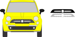 FIAT 500 Bumper Grill - 2 Layers Fusion Decals