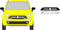 FIAT 500 Bumper Grill - 2 Layers Fusion Decals